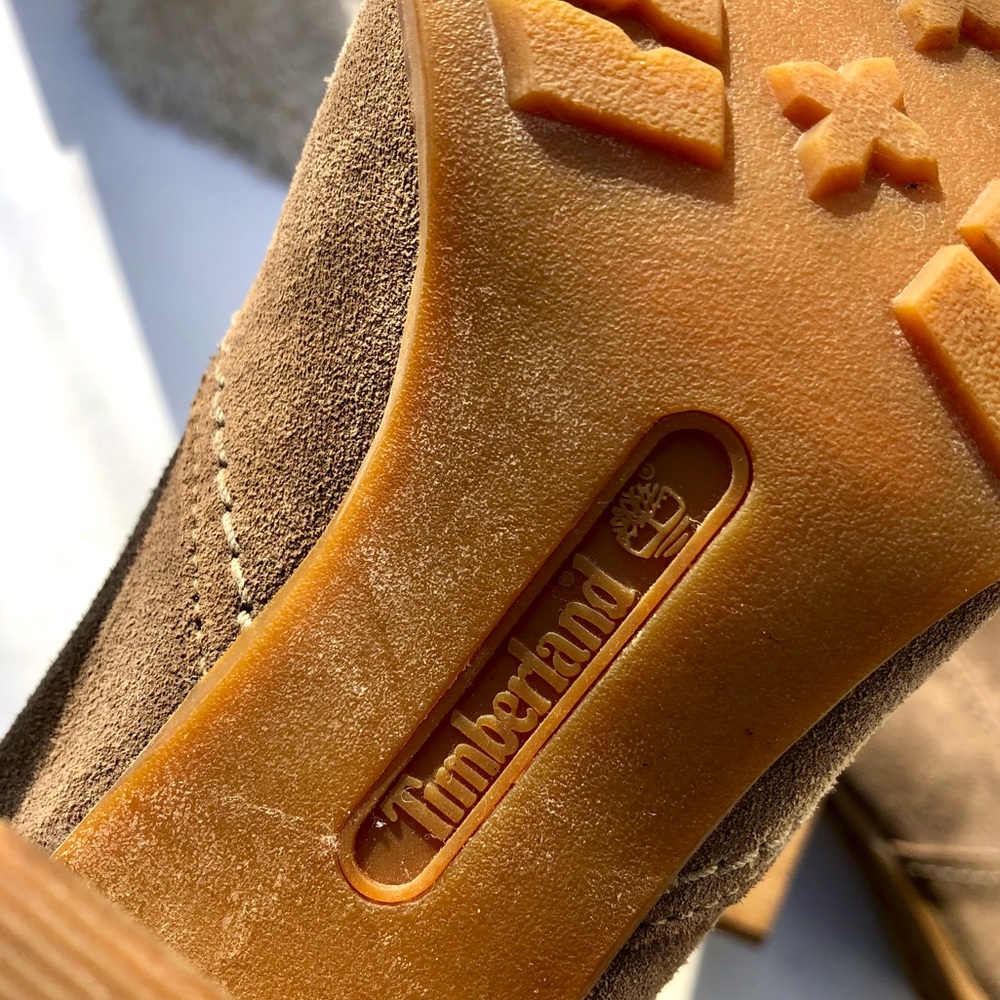 *🎉HP 🎉 Timberland | Earthkeepers Rudston taupe Suede Heeled Boots Size 8 - Picture 13 of 16